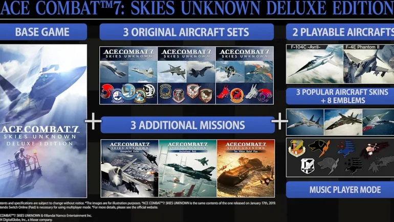 Ace Combat 7: Skies Unknown Deluxe Edition (EU Import) - Nintendo Switch