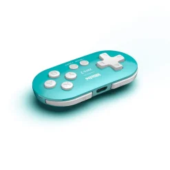 8Bitdo Zero 2 Bluetooth Gamepad Keychain Sized Mini Controller for Switch, Windows & Android [Turquoise] - SWITCH