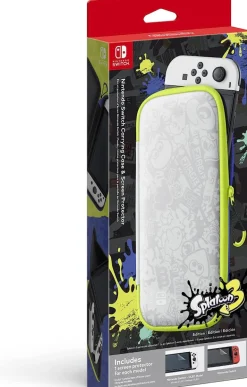 Carrying Case & Screen Protector Splatoon 3 Edition - Nintendo Switch