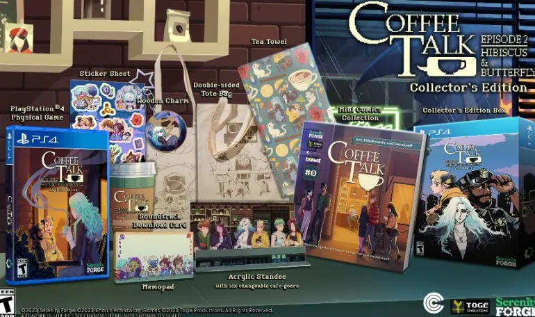 COFFEE TALK EPISODE 2 HIBISCUS & BUTTERFLY COLLECTORS EDITION - PS4