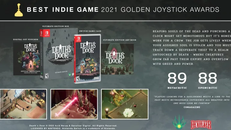 DEATHS DOOR ULTIMATE EDITION - SWITCH