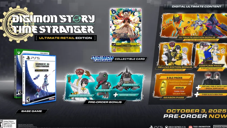 Digimon: Story Time Stranger Ultimate Edition - PlayStation 5 (PRE-ORDER)
