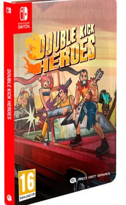 DOUBLE KICK HEROES [STEEL BOOK] - SWITCH [RED ART GAMES]