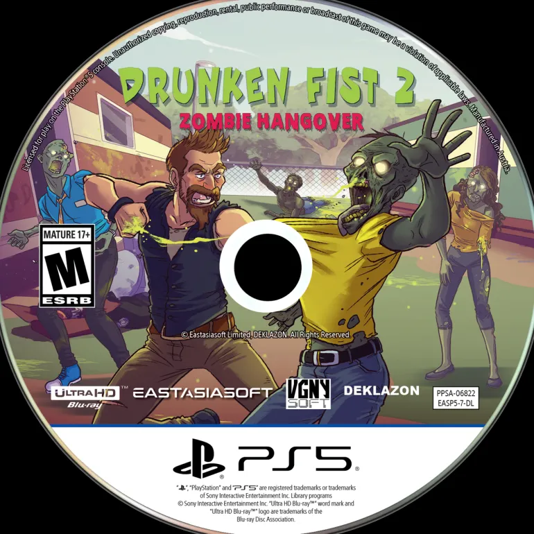 Drunken Fist DUAL PACK - Playstaton 5 (PRE-ORDER)