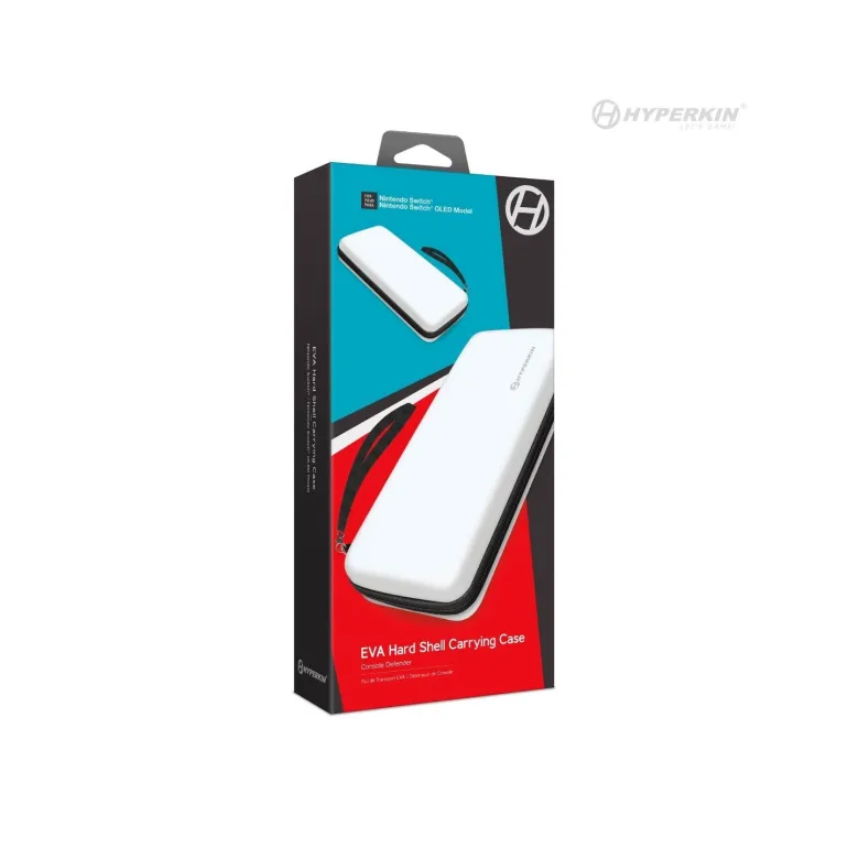 EVA Hard Shell Carrying Case (White/Black) for Nintendo Switch® OLED Model / Switch®