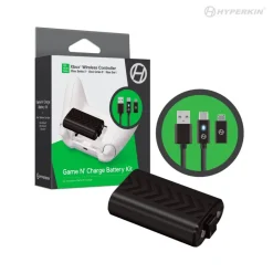 GAME N CHARGE BATTERY KIT FOR XBS WIRELESS CONTROLLER (BLACK) - XBOX SERIES X/S