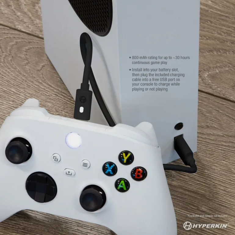 GAME N CHARGE BATTERY KIT FOR XBS WIRELESS CONTROLLER (BLACK) - XBOX SERIES X/S