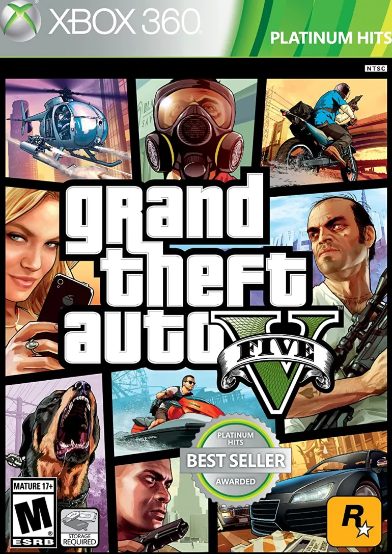 Grand Theft Auto V (5) - XBOX 360