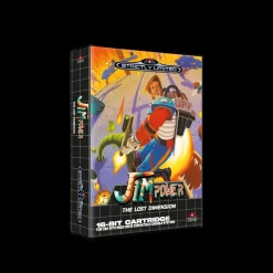 JIM POWER: THE LOST DIMENSION - SEGA MEGA DRIVE/GENESIS COMPATIBLE GAME [STRICTLY LIMITED GAMES]