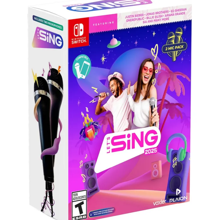 Let’s Sing 2025 (2 mic bundle) - Nintendo Switch