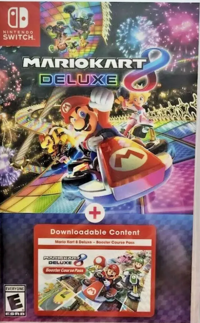 Mario Kart 8 Deluxe + Booster Course Pass (MSE Import) - Nintendo Switch (FREE SHIPPING)