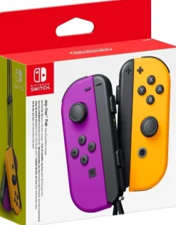 Nintendo Switch Joy-Con Controller 2 Pack [Neon Purple and Neon Orange] - SWITCH
