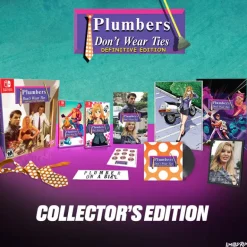 Plumbers Don’t Wear Ties: Definitive Edition Collector's Edition [LIMITED RUN GAMES #204] - Nintendo Switch