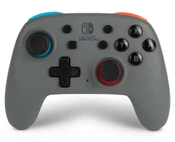 Power A Nano Enhanced Wireless Controller for Nintendo Switch - Grey-Neon - SWITCH