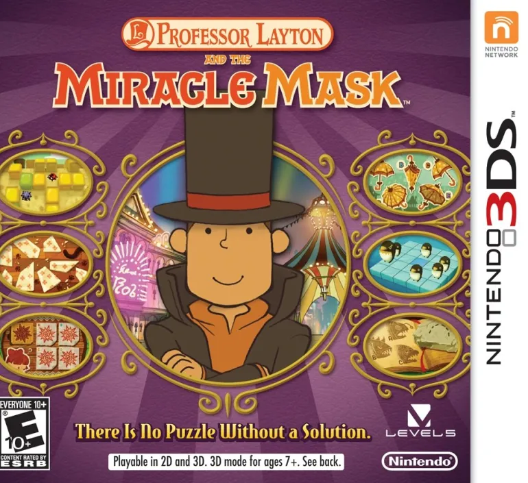 Professor Layton and the Miracle Mask - 3DS
