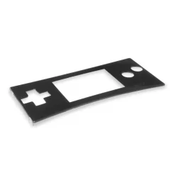 REPLACEMENT FACEPLATE FOR GAMEBOY MICRO BLACK - GAMEBOY