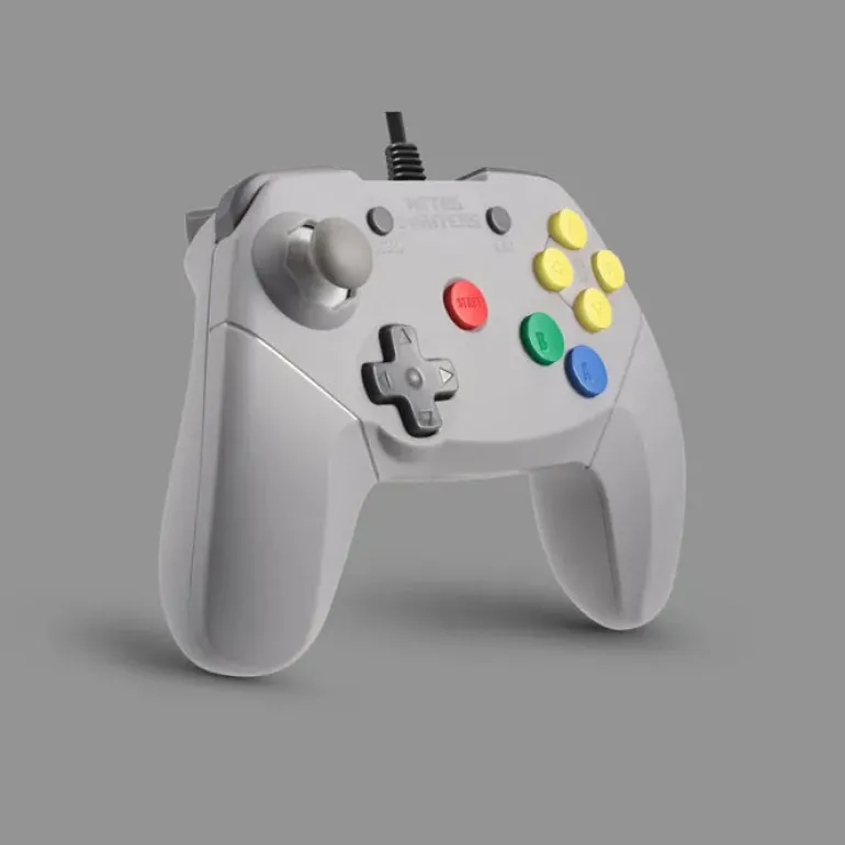 Retro Fighters Brawler64 Original v2 Controller (Grey) - N64