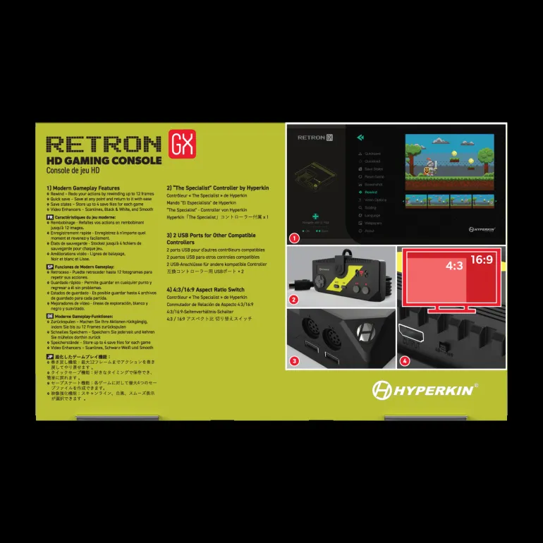 RetroN GX: HD Gaming Console for Turbografx-16®/ PC Engine™ - Hyperkin (FREE SHIPPING) (PRE-ORDER)
