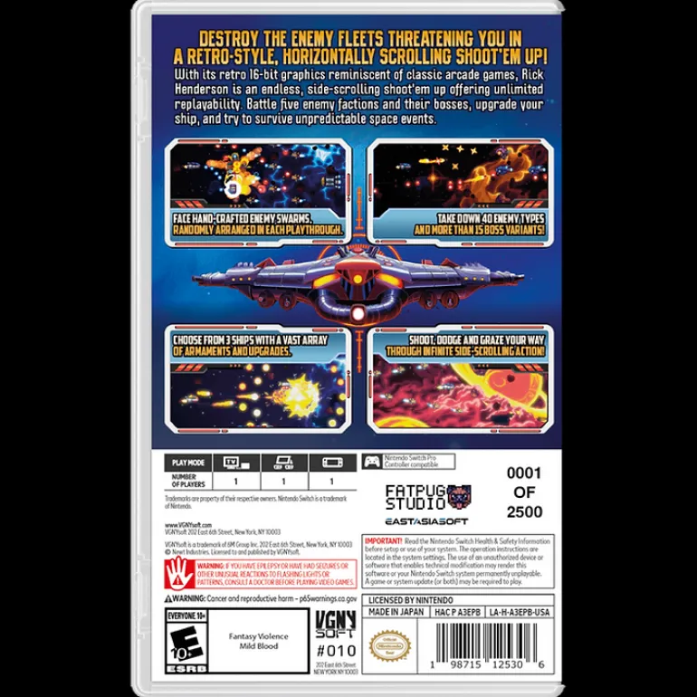 Rick Henderson (Extra Elite Edition) - Nintendo Switch (PRE-ORDER) (FREE SHIPPING)