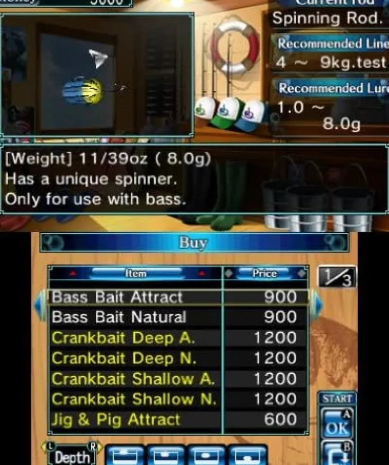 SUPER BLACK BASS 3D - 3DS