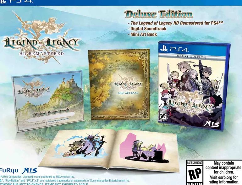 The Legend of Legacy HD Remastered Deluxe Edition - PS4