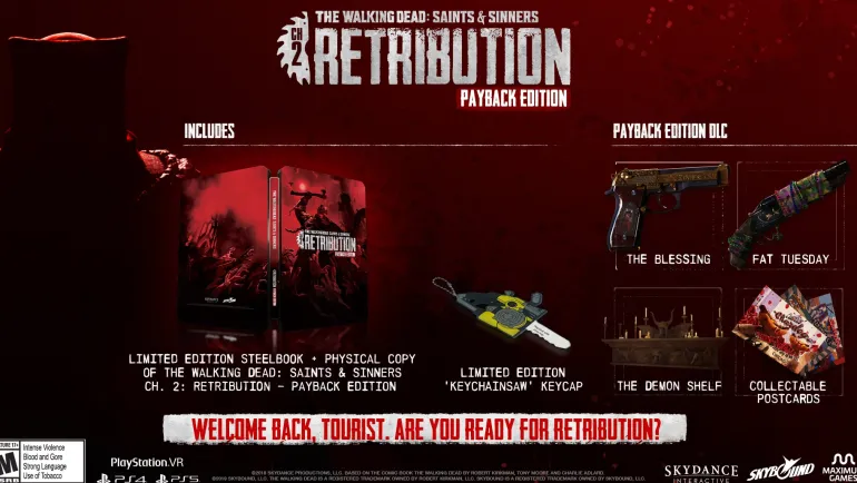 THE WALKING DEAD SAINTS & SINNERS CHAPTER 2 RETRIBUTION PAYBACK EDITION - PS5