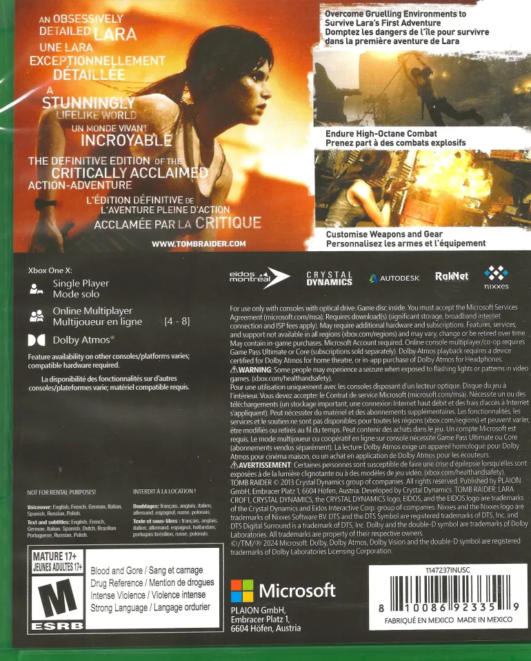 Tomb Raider: Definitive Edition - Xbox One