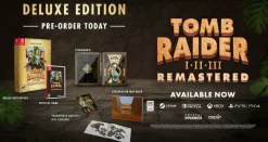 Tomb Raider I-III Remastered Deluxe Edition - Nintendo Switch