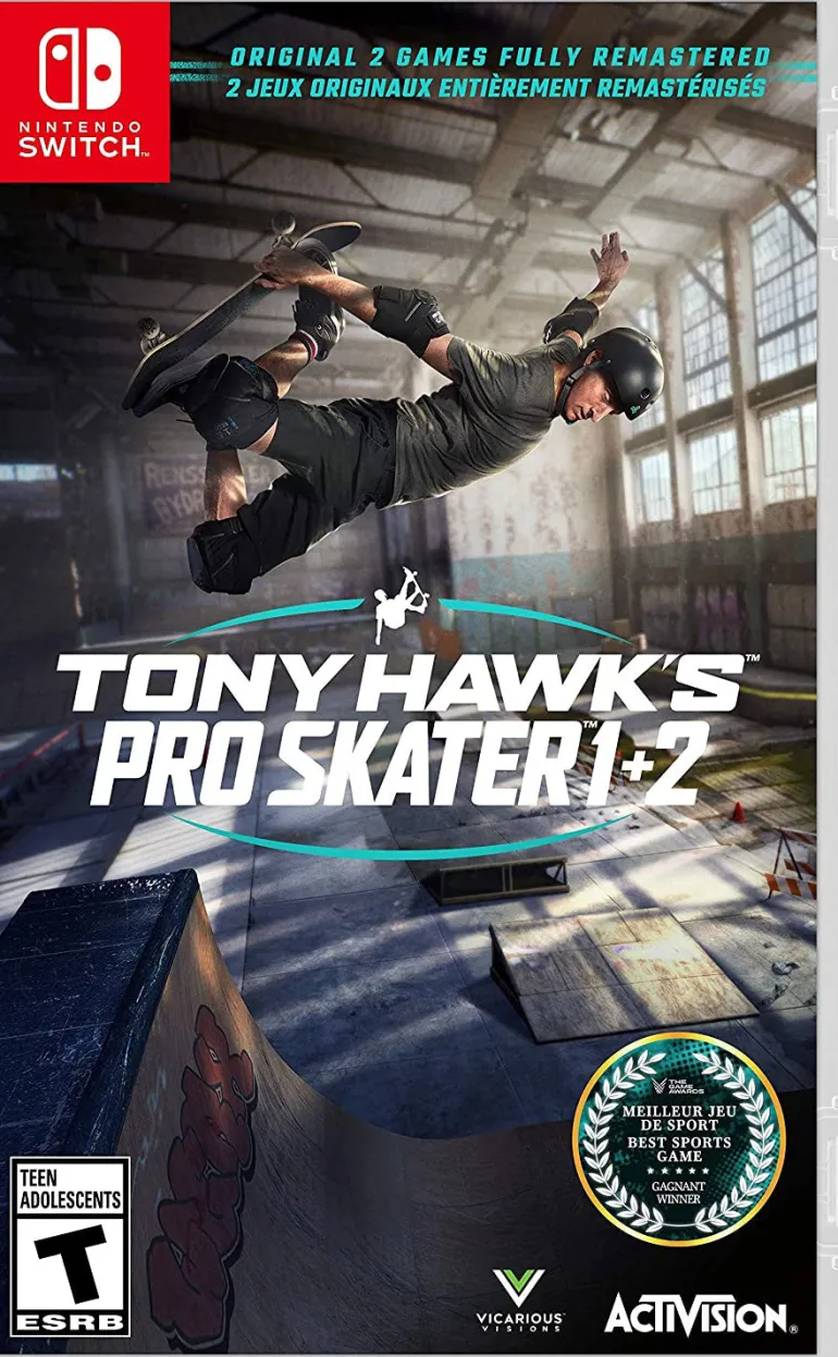 Tony Hawk's Pro Skater 1 + 2 - SWITCH