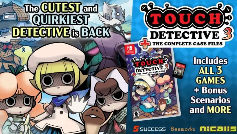 Touch Detective 3 + The Complete Case Files (Only Ships in Canada) - Nintendo Switch