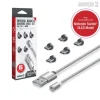 Universal Magnetic Charging Cable Set 6 Pcs (Armor 3) (silver) - Android / Xbox One® / Nintendo Switch® / Nintendo Switch® Lite / PS4® / PS Vita Family / PS Vita 2000