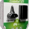 Xbox 360 Stay N Play Charge Kit (Black) - Tomee
