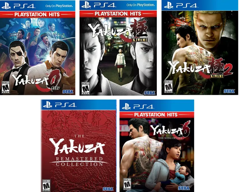 Yakuza 7 Game Pack (Includes Yakuza 0,K1, K2, 3, 4, 5, & 6) – PlayStation 4